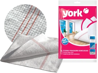 Ганчірка для підлоги York Lux бавовняна 50х55 см (2205yr-білий)