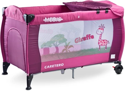 Детская кровать манеж Caretero Medio Purple
