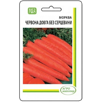 Насіння Моркви Червона довга без серцевини 10 г Агро Майстер (НФ-00003808)