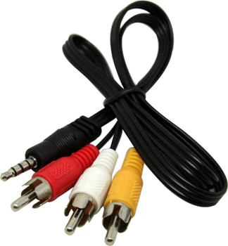 Адаптер Value Jack на 3 RCA M/F длина 0.7 м (S0121)