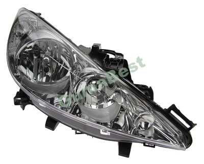 Фара правая штатная Peugeot 207 2006 - 2012, электр., с корректором, (Depo, 550-1141R-LD-EM) - шт.