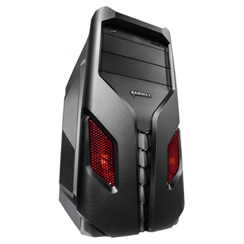 Корпус Raidmax EXO 108BR Red, без БП, ATX / Micro ATX / Mini ITX