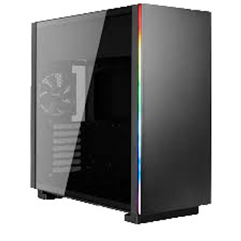 Корпус Aerocool "PGS-U" GLO, Black, Mid Tower, без БП, 0,7 мм, для SSI-CEB / ATX / Micro ATX / Mini
