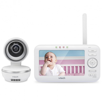 Цифровая видеоняня VTech с Дистанционным поворотом камеры Колыбельными и Цветным экраном диагональю 5 (VM5261)