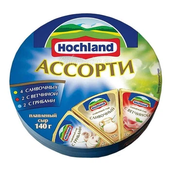 Плавленый сыр Hochland ассорти 4 сыра 140г