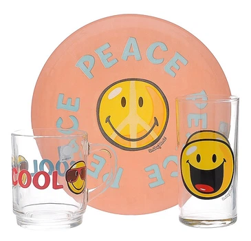 Столовий сервіз Smiley world first 3 перед. Luminarc H5319