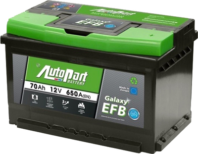 Автомобильный аккумулятор Autopart 70 Ah/12V Galaxy EFB_Start-Stop (0) (ARL070-EFB)