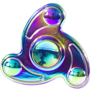 Спиннер металлический Fidget spinner Капля Градиент игрушка антистресс