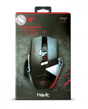 Мышь проводная HAVIT HV-MS798 GAMING USB, black
