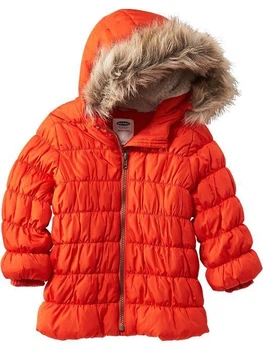Куртка для девочки OLD NAVY оранжевая (105 см)
