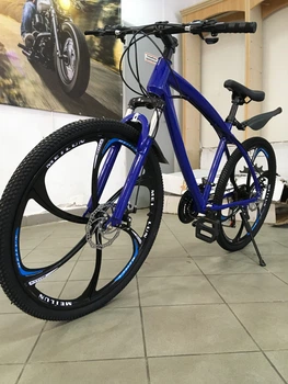 Велосипед Galant на литых дисках 26" 17" Синий