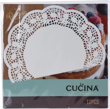 Салфетки ажурные под торт La Cucina 12 шт (C16500030)