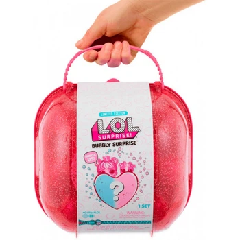 Игровой набор LOL Bubbly Surprise (MGA Entertainment, США) ЛОЛ Сердце-сюрприз в розовом кейсе (558378)