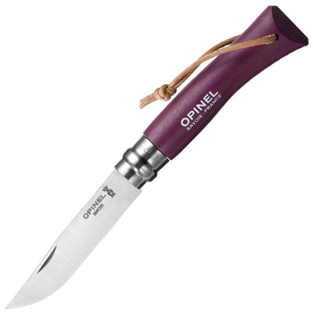 Нож складной Opinel №7 Inox Trekking (длина: 185мм лезвие: 80мм) пурпурный