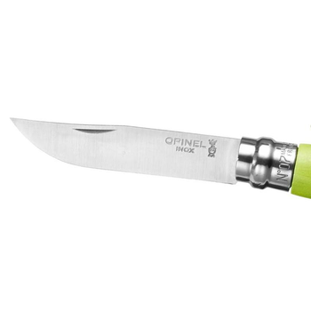 Нож складной Opinel №7 Inox Trekking (длина: 185мм лезвие: 80мм) зеленый