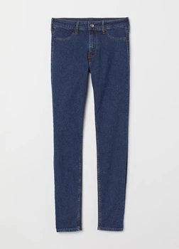 Джинсы H&M 25 Синий 0399256_серебр. пуговица_21
