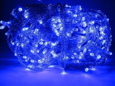 Светодиодная гирлянда 200LED 16 м для дома и улицы Синяя SK (25112)