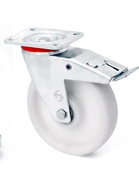 Колесо поворотное MARBA с тормозом из полиамида УСИЛЕННОЕ LARGE 2204 LR 200 B