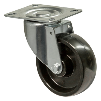 Колесо поворотное термостойкое SNB с крепежной панелью 5102 TR 080 R ...