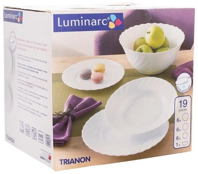 Сервиз столовый Luminarc Trianon 19 предметов (00144)