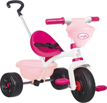 Детский велосипед Smoby Toys Corolle Be Fun Розовый/Белый (740329) (3032167403292)