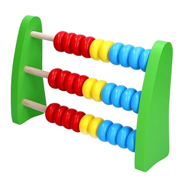 Дерев'яна рахівниця дитяча Komarovtoys 23х16х6 см А314