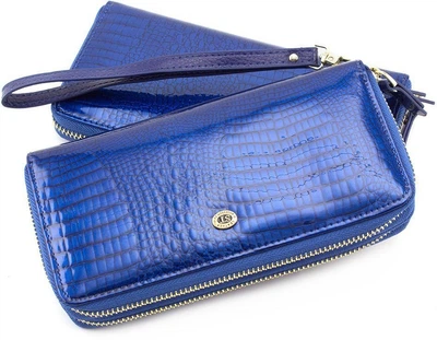 Кожаный женский кошелек ST Leather S5001A Blue
