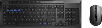 Комплект беспроводной Rapoo 8200M Black