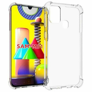 Чохол з посиленими кутами UniCase AirBag для Samsung Galaxy M31 (M315) - Transparent