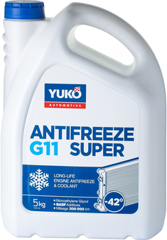 Антифриз Yuko -40 Super G11 5 л Синій (4820070248203)
