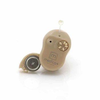 Универсальный слуховой аппарат Medica-Plus sound control 6.0 (compact) Внутриушной усилитель слуха с регулятором громкости Original Бежевый