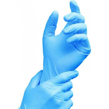 Перчатки SafeTouch Slim Blue Medicom размер М 100 штук
