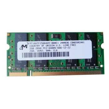 Модуль памяти для ноутбука SoDIMM DDR2 2GB 800 MHz MICRON (MT16HTF25664HY-800E1_)