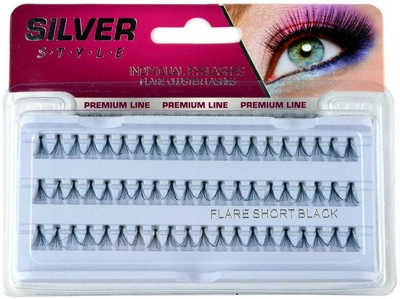 Пучковые ресницы Avenir Cosmetics Silver Style Mix Черные (8802541302405)