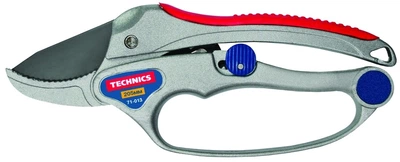 Секатор Technics алюмінієвий, 205мм, d зрізу 20мм, прямий зріз ( 71-013 )
