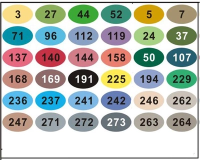 Маркеры для скетчинга FINECOLOUR 36 цветов