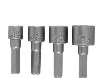 Набор торцевых головок Bosch, 7,8,10,13 мм (2609255904)