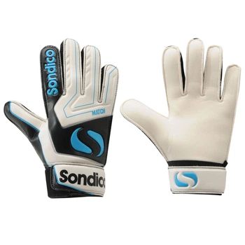 Воротарські рукавички Sondico Match Goalkeeper Gloves Junior 2 Чорний-Білий-Синій (832015)