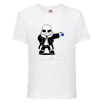 Футболка детская Андертейл 012 (Undertale) белая (UNTA 012) 152 см