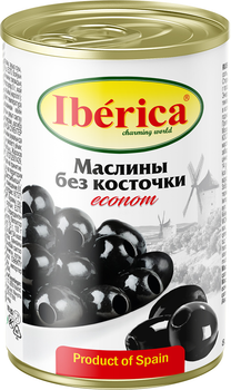Маслини Iberica Econom без кісточки по 280 г (8436024297713)