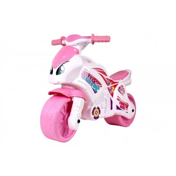 Беговел для девочки "Little bike" белый ТехноК