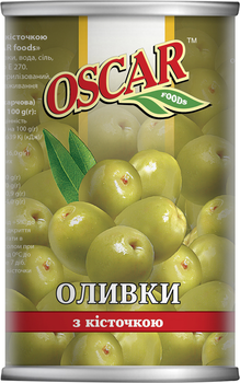 Оливки з кісточкою Oscar 280 г (8413552051352)