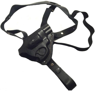 Кобура Grizzly оперативная Револьвер 3 формованная (кожа, чёрная)