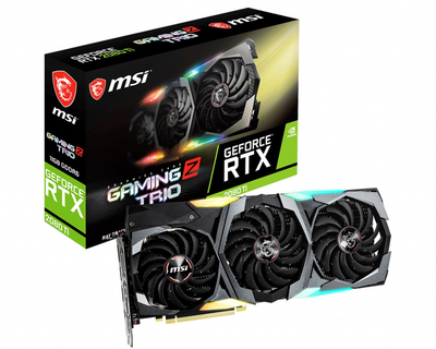 Видеокарта GF RTX 2080 Ti 11GB GDDR6 Gaming Z Trio MSI (GeForce RTX 2080 Ti GAMING Z TRIO)
