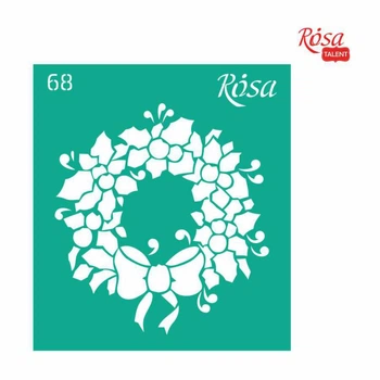 Трафарет самоклеющий Rosa Talent 9х10см №68 Новый год