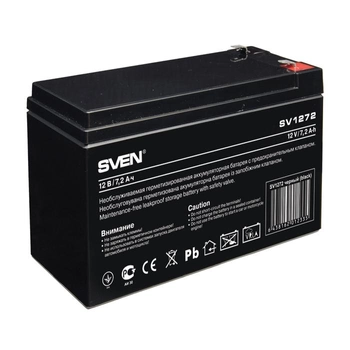 Аккумуляторная батарея SVEN SV1272 (12V 7,2Ah)