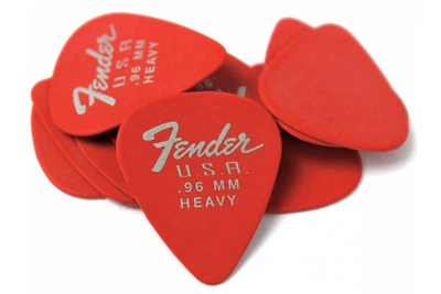 Набір медіаторів Fender 351 DURA-TONE .96 12-PACK, FIESTA RED