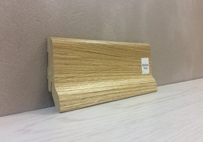 Плинтус Супер Профиль Монблан Натуральный 2800x62x23 Светло коричневый 1662mn