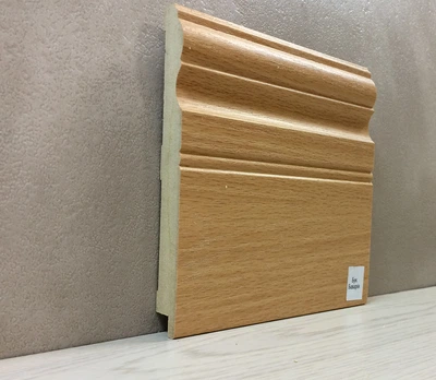 Плінтус Супер Профіль Бук Баварія 2800x144x16 Світло коричневий 16145bb