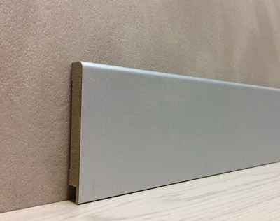 Плінтус Супер Профіль Алюміній 2800x79x12.5 Срібло 1279al